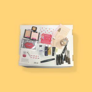 Eye makeup remover, mascara, highlighting powder sampler LOT